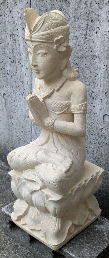 一都三県限定販売　ガネーシャ　バリニーズカップル　バリ　石像　アジアンインテリア