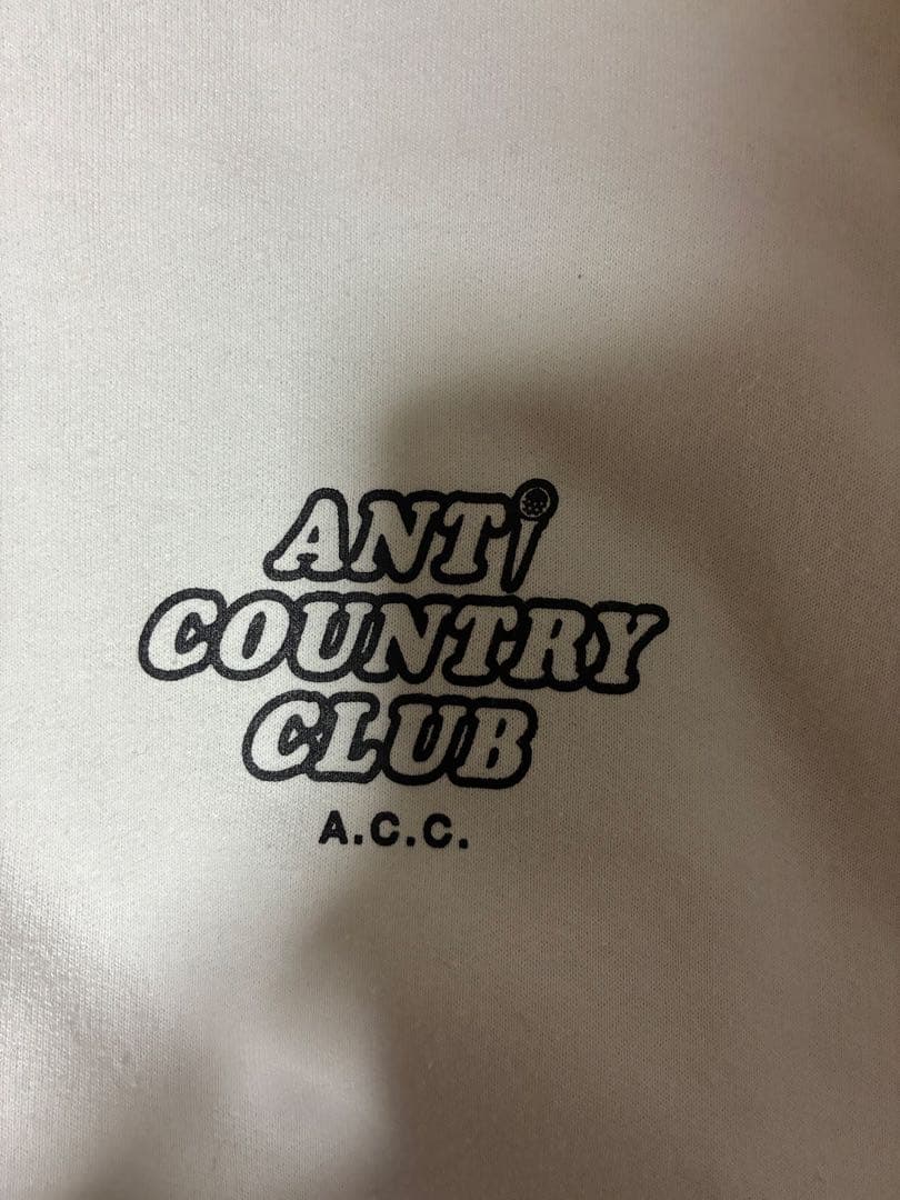 ANTI COUNTRY CLUB ホワイト トレーナー L