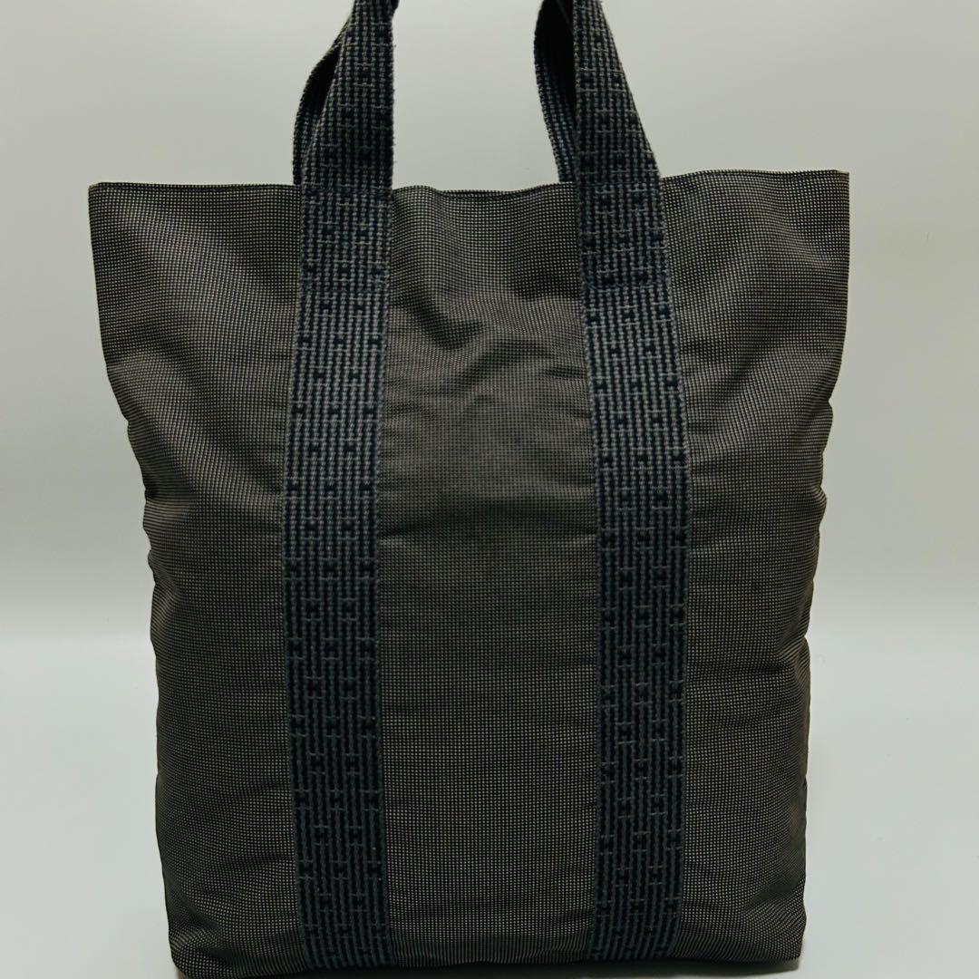 HERMES エルメス トートバッグ エールライン ハンドバッグ グレー