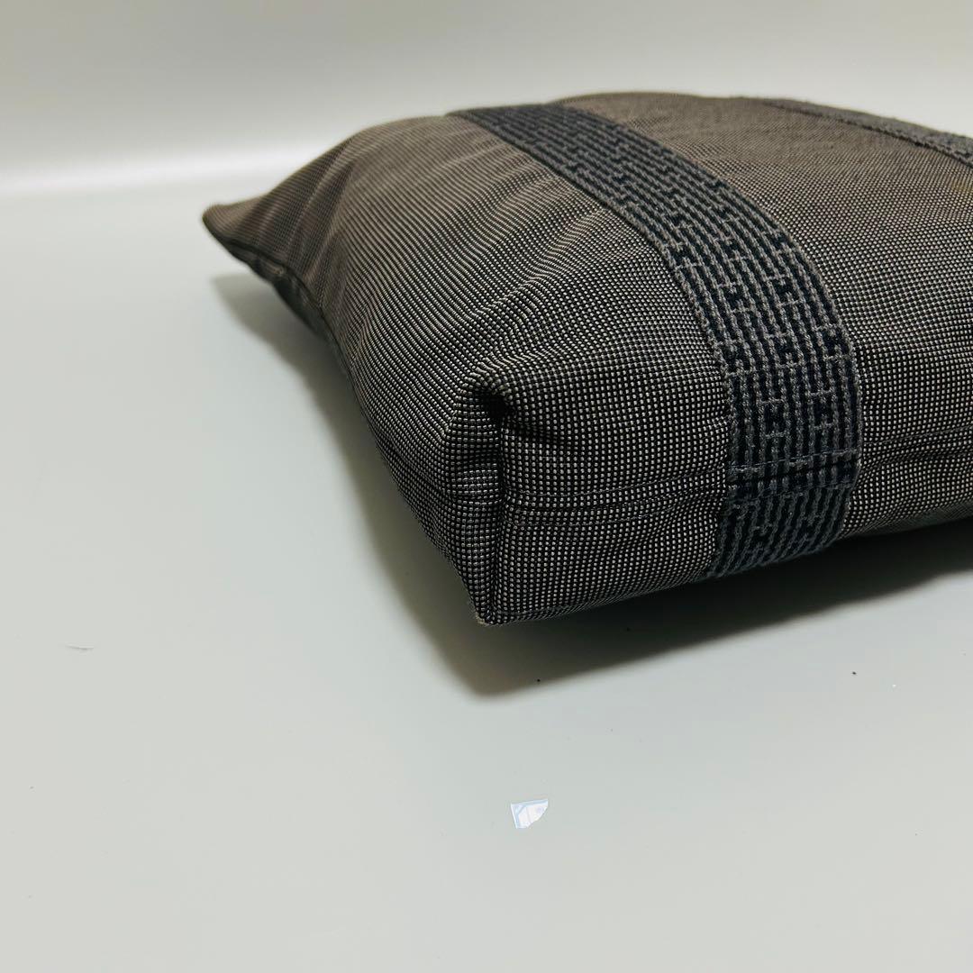 HERMES エルメス トートバッグ エールライン ハンドバッグ グレー