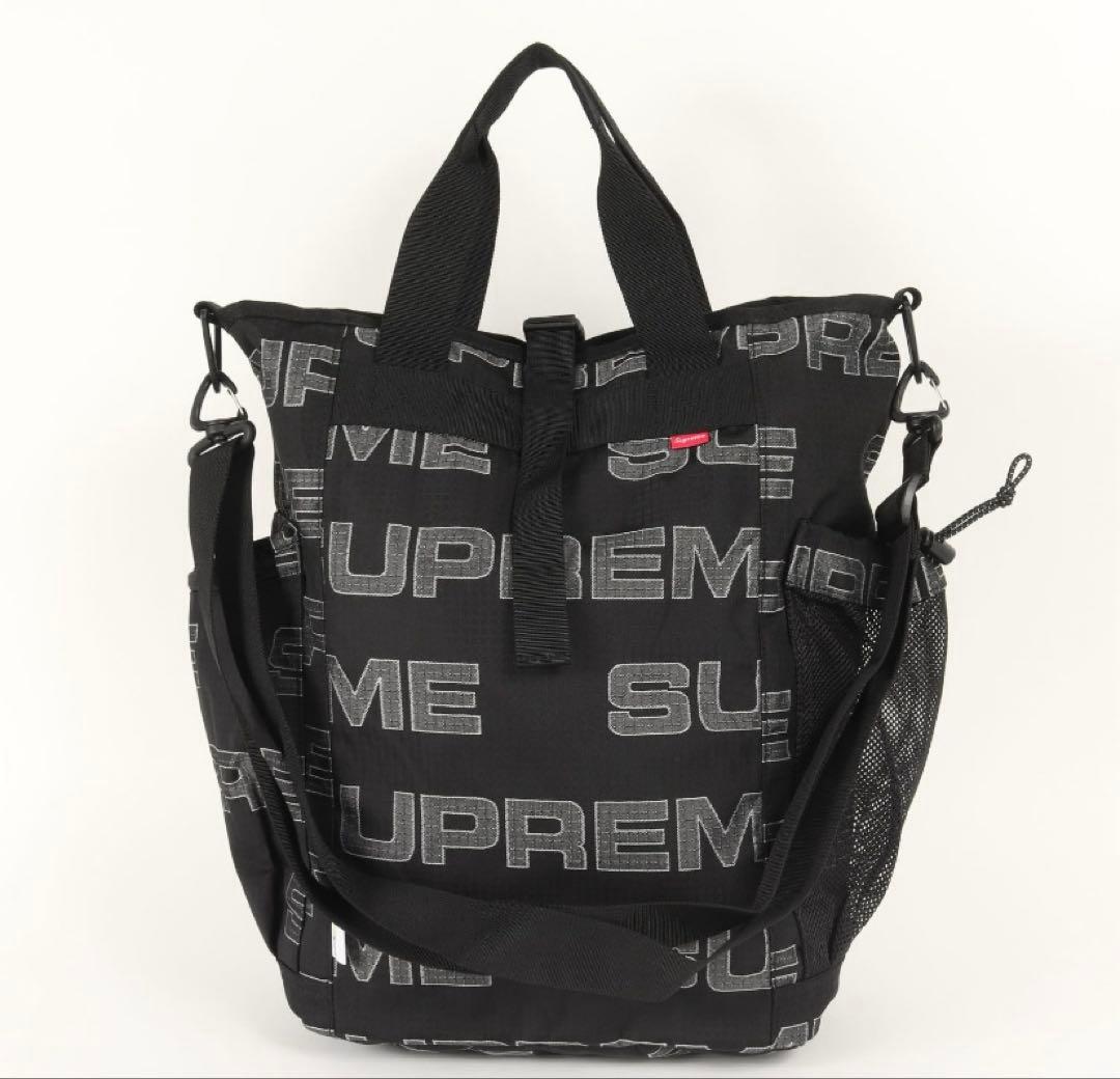 美品✨supreme UtilityZip Tote Black 2way正規品