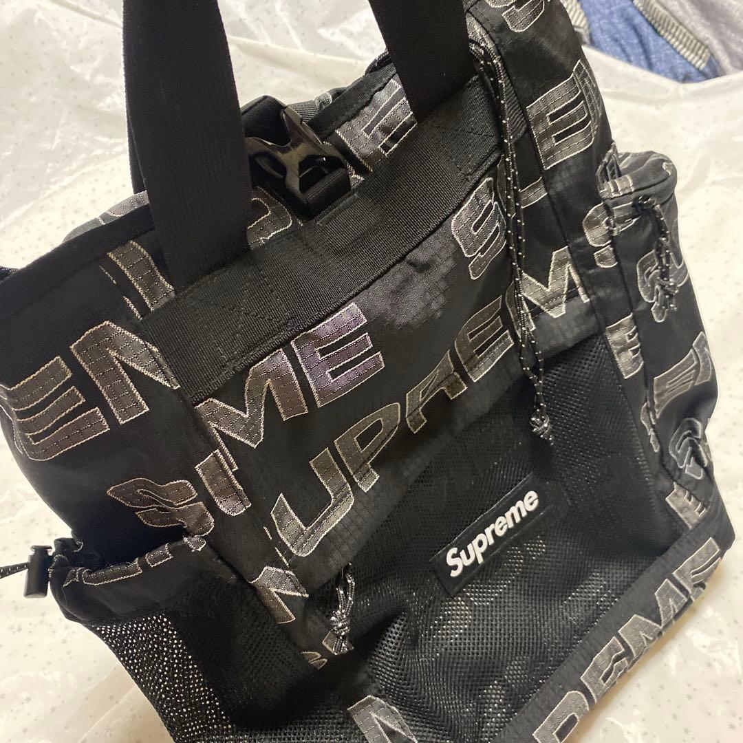 美品✨supreme UtilityZip Tote Black 2way正規品