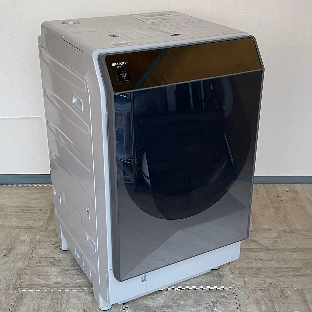 配送設置無料　SHARP ドラム　11/6kg 分解洗浄済み