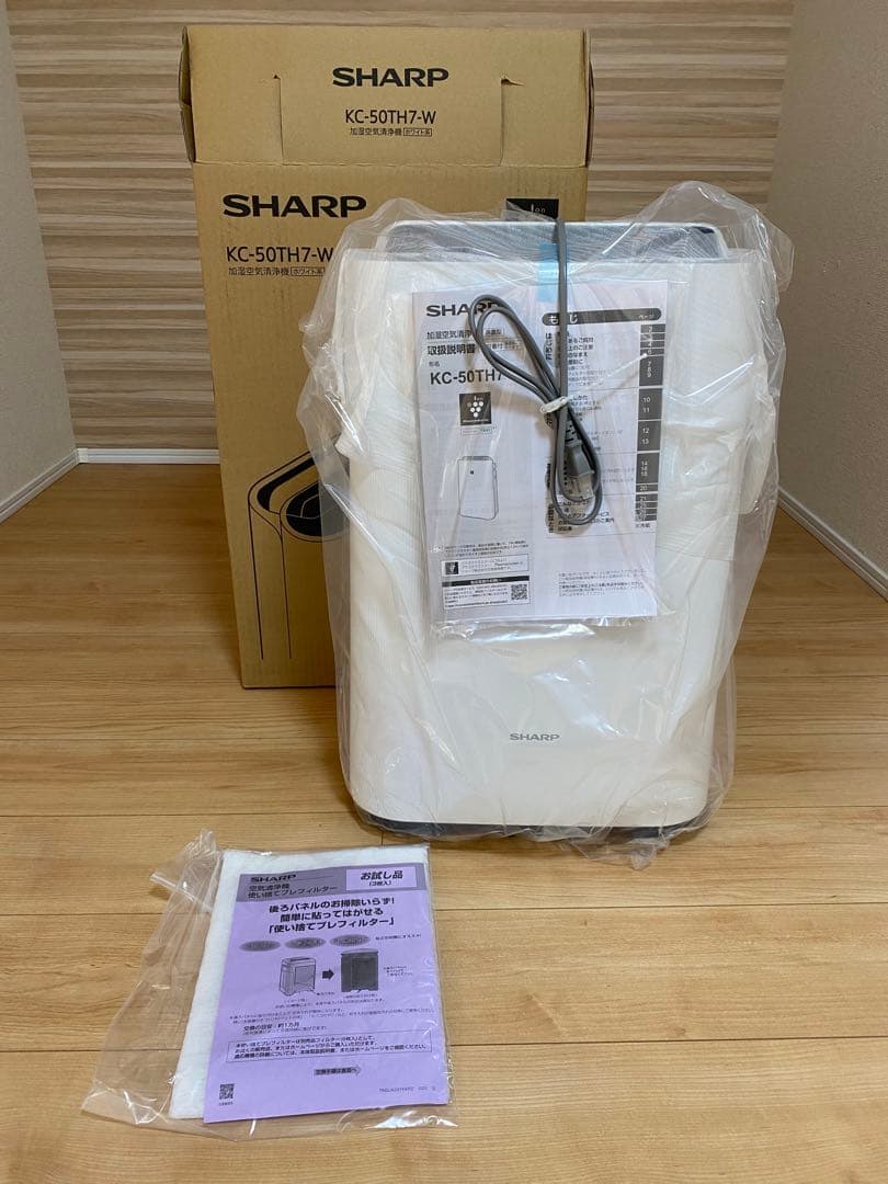 新品　未使用　SHARP 加湿空気清浄機 KC-50TH7-W 2025年製
