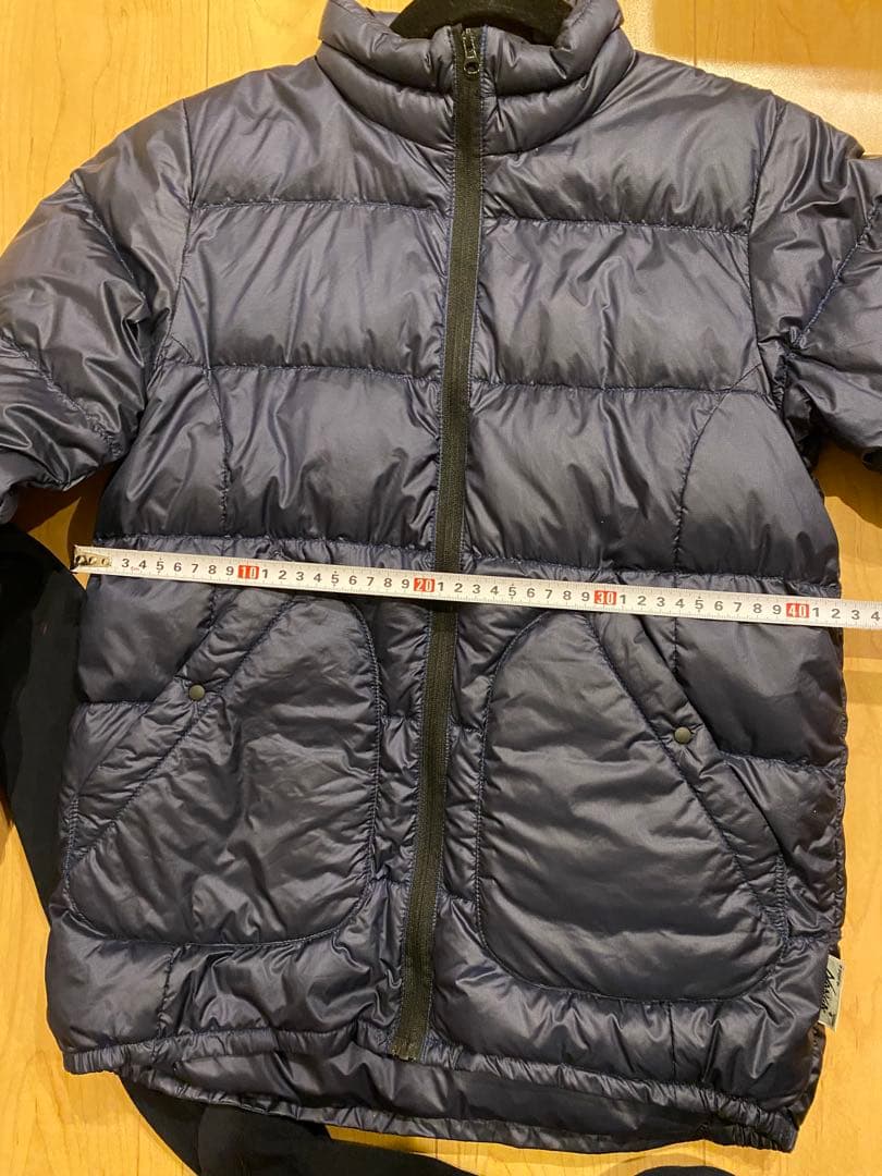 ネイビー ダウンジャケット　nanga udd 770FP レディース　日本製