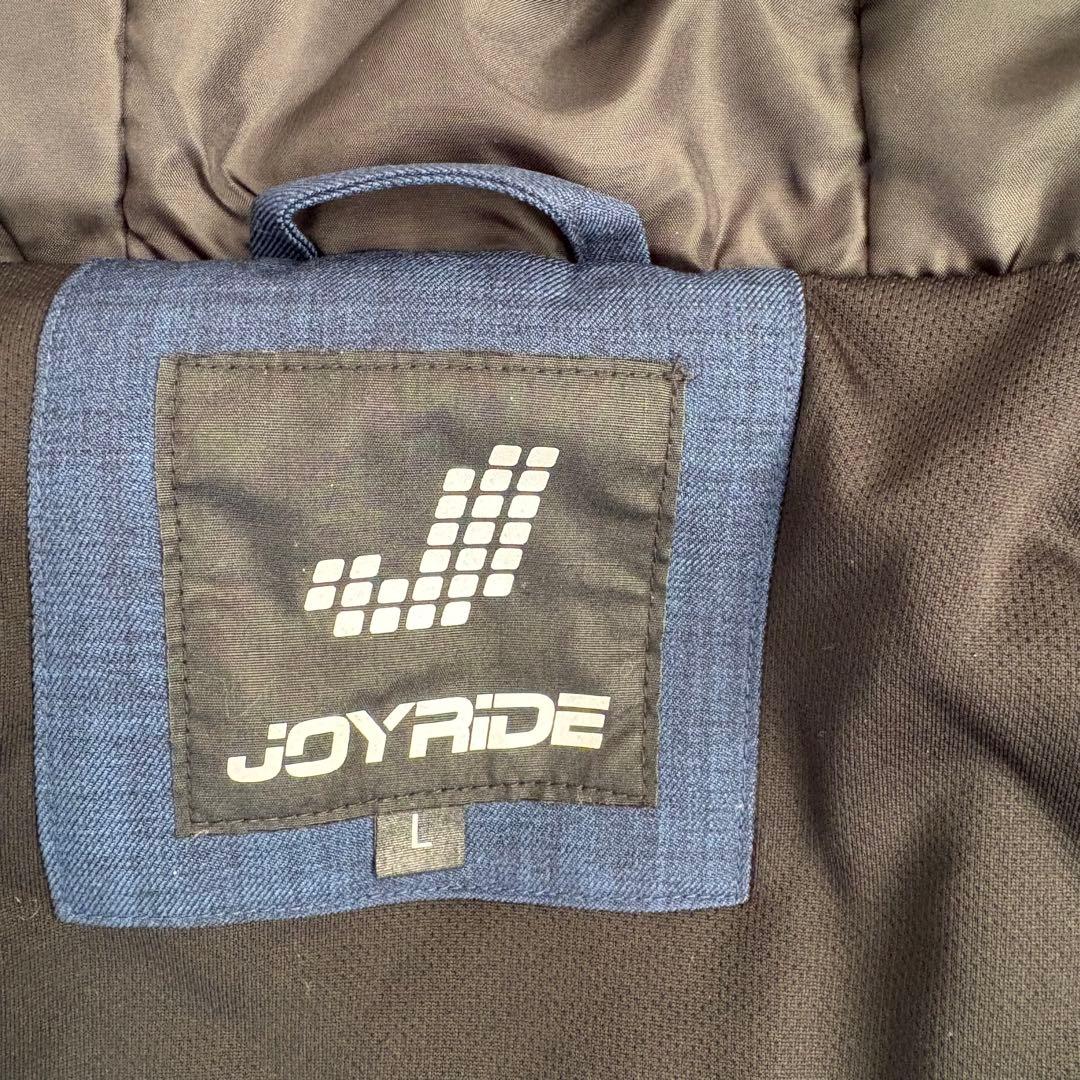 JOY RIDE スノーボードウェア 上下セット メンズLネイビー×ライトグレー