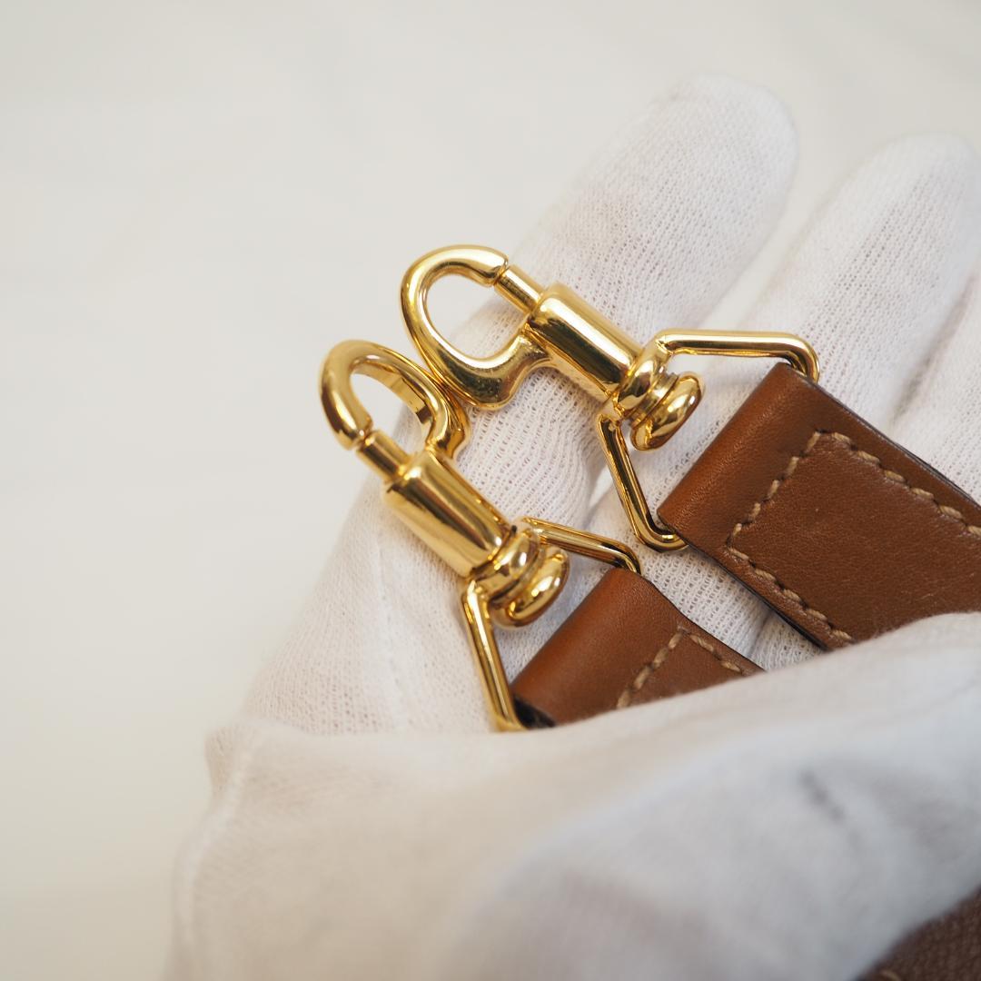 グッチ ヴィンテージ バンブー 2Way バッグ ブラウン