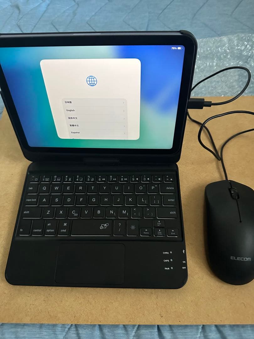 iPad mini6本体 バックライトキーボード、マウス付き機能不良有り