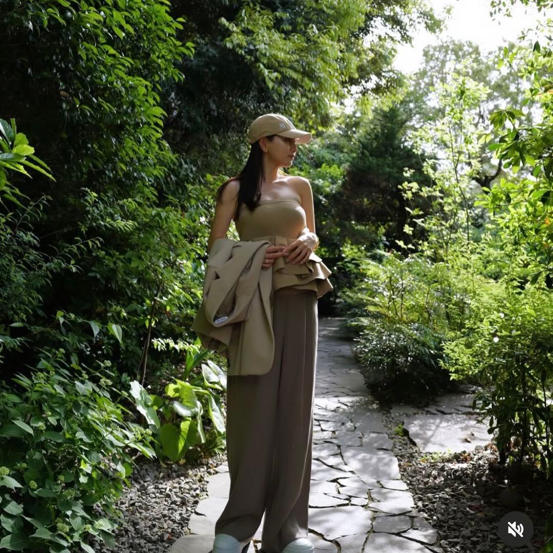 styling ラッフルニットベアトップ