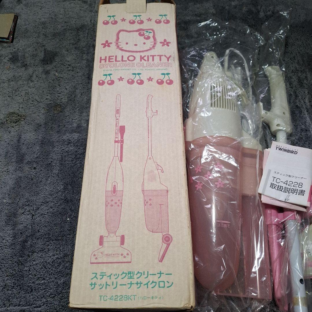 平成レトロHELLO KITTY スティッククリーナー TC-4228さくらんぼ