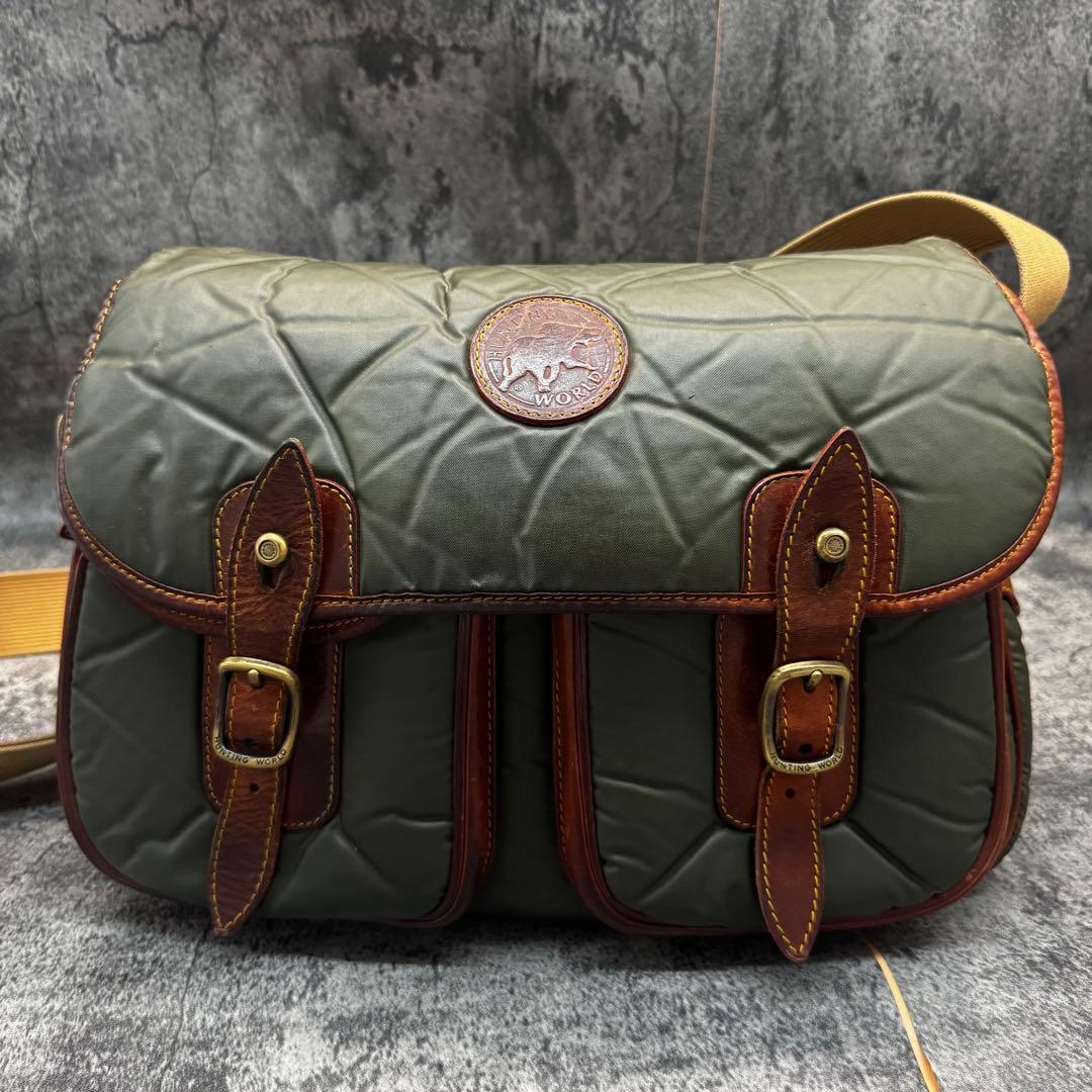 定番✨ハンティングワールド バチュークロス キャリーオール グリーン