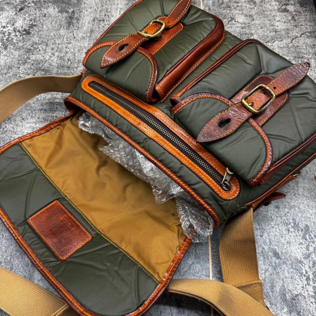 定番✨ハンティングワールド バチュークロス キャリーオール グリーン