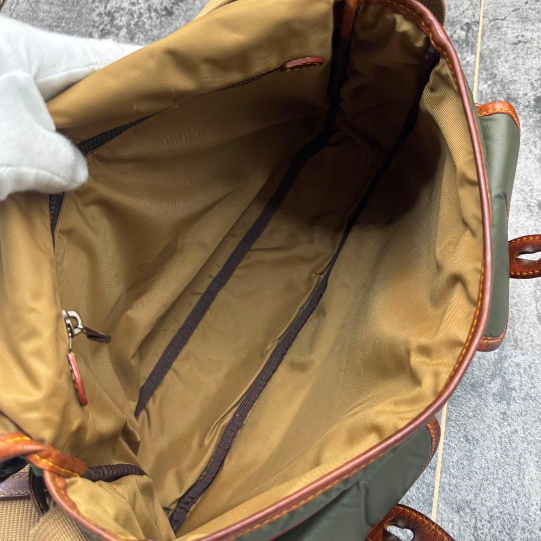 定番✨ハンティングワールド バチュークロス キャリーオール グリーン