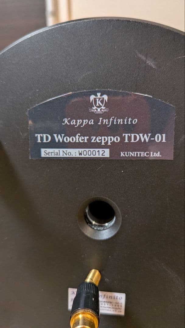 希少品 Kappa Infinito TDW-01 高級ウーファー