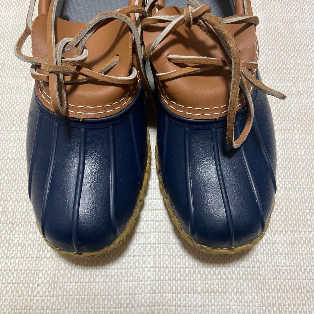 [極美品]L.L.BEAN BEAN BOOTS ビーンブーツ モック 紺茶色