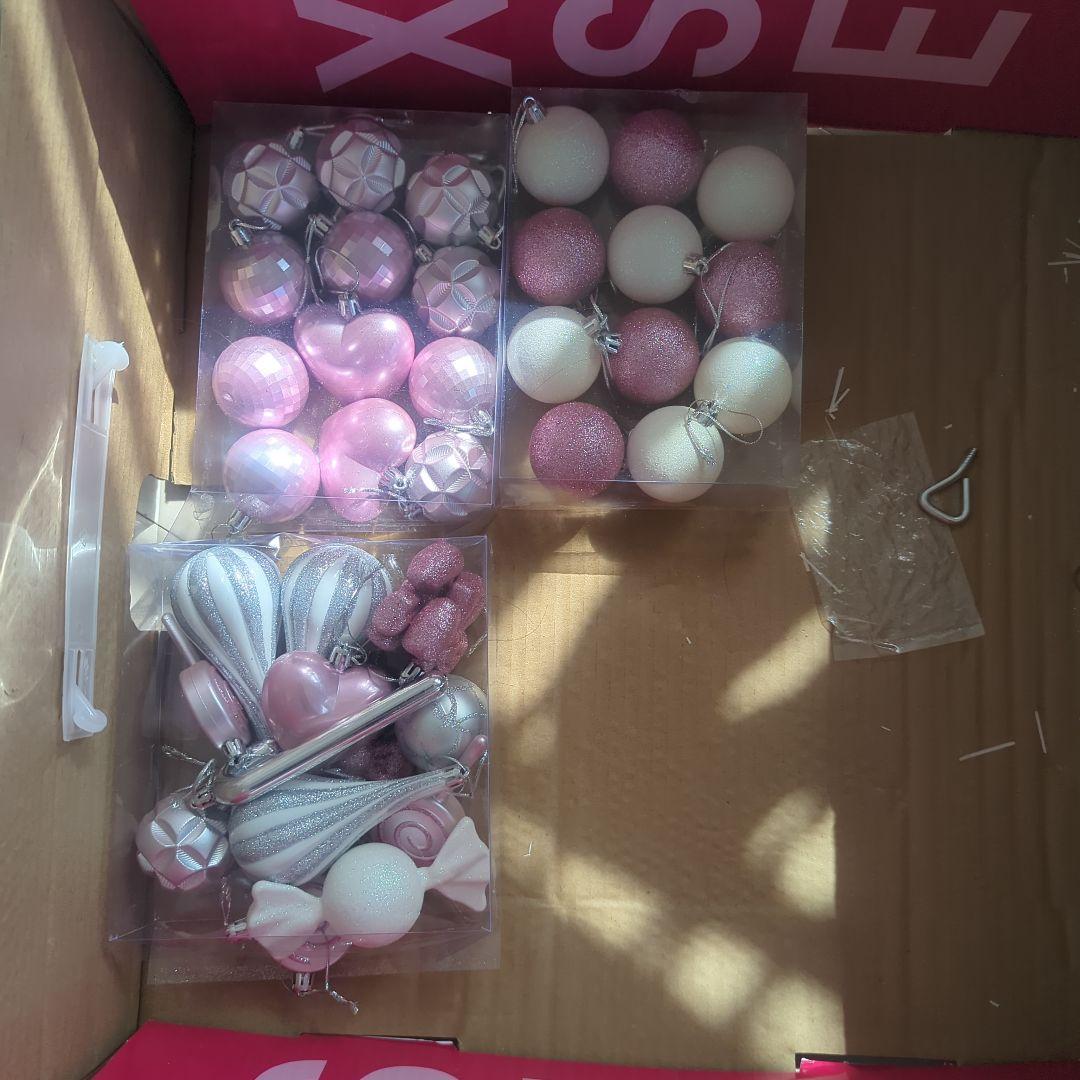 フランフラン　ピンク　150 クリスマスツリー　装飾用ライトおまけ付き。