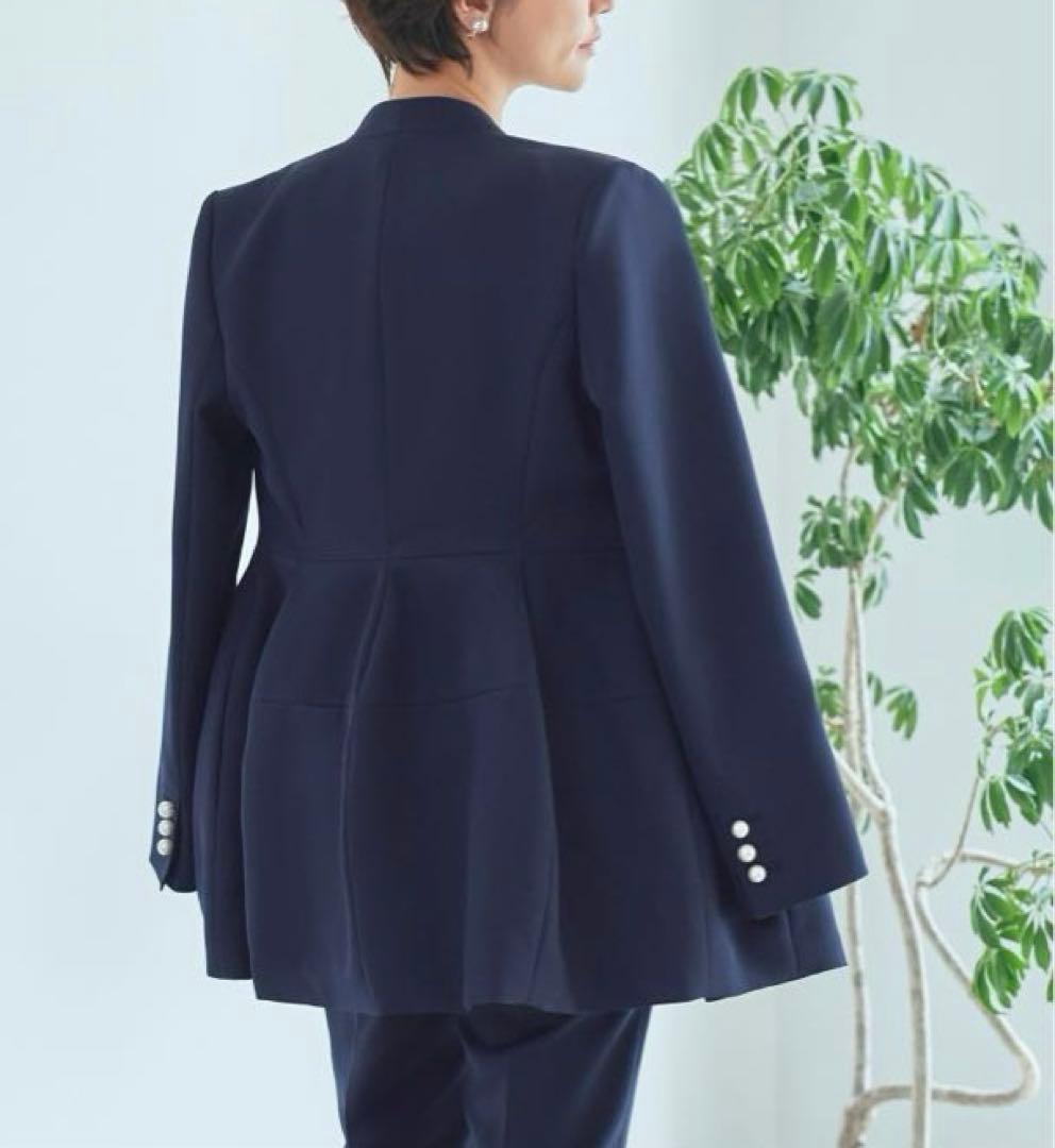 極美品　RUIRUE BOUTIQUE パンツスーツ　アイボリー Mセットアップ