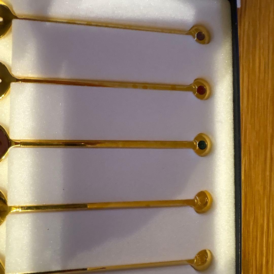 MIKIMOTO ミキモト 半貴石カトラリー フォーク 5本セット後1時間のみ