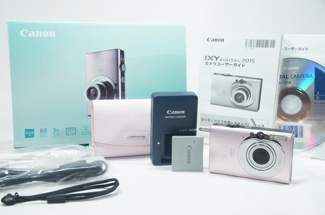 【極美品】 Canon IXY DIGITAL 20 IS シルバー 箱付き