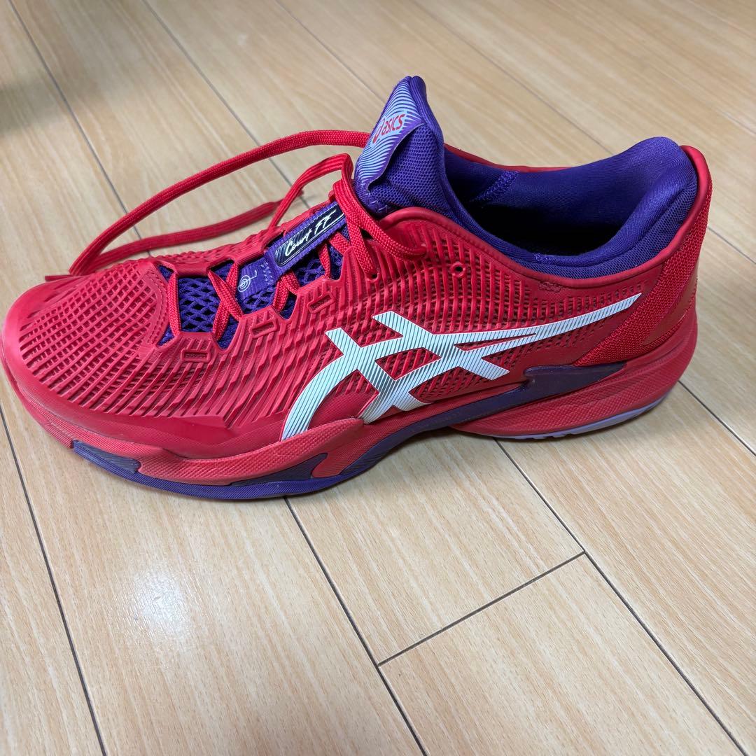 【おいなり】asics Court FF 2 テニスシューズ レッド