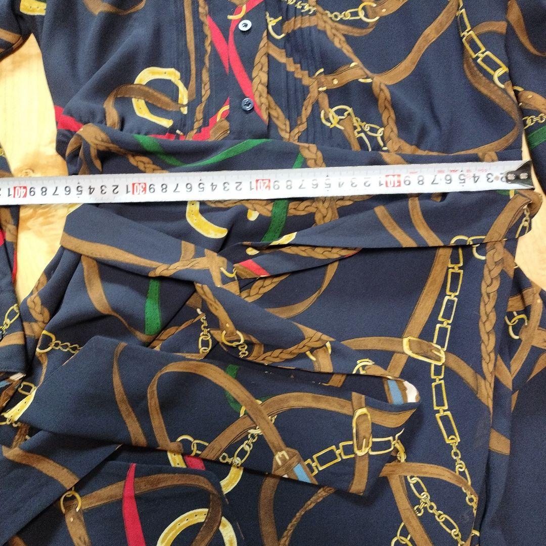 LAUREN RALPH LAUREN ネイビー ワンピース