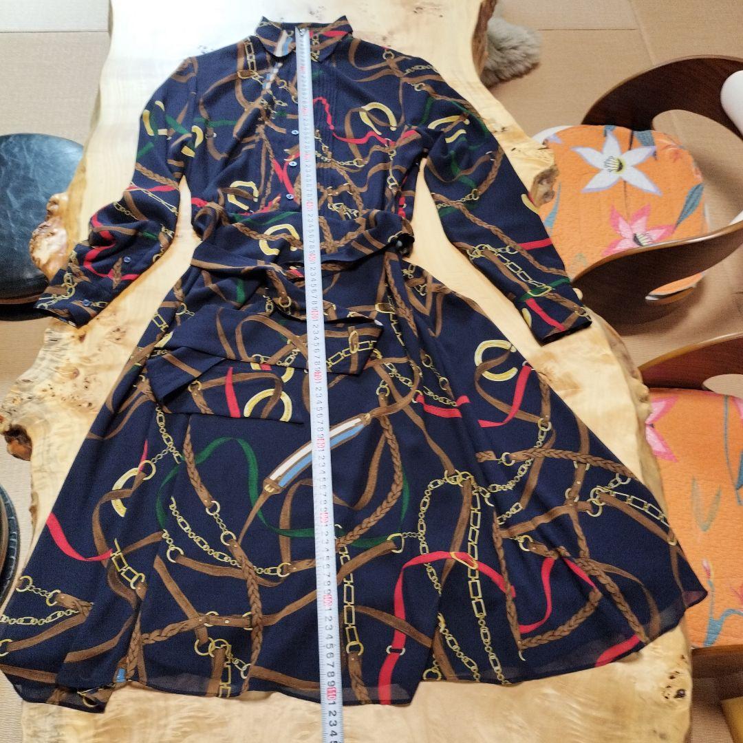 LAUREN RALPH LAUREN ネイビー ワンピース