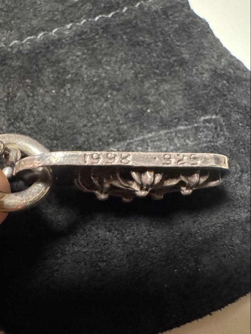 クロムハーツ レイズド セメタリークロス ドッグタグ NYC限定 925