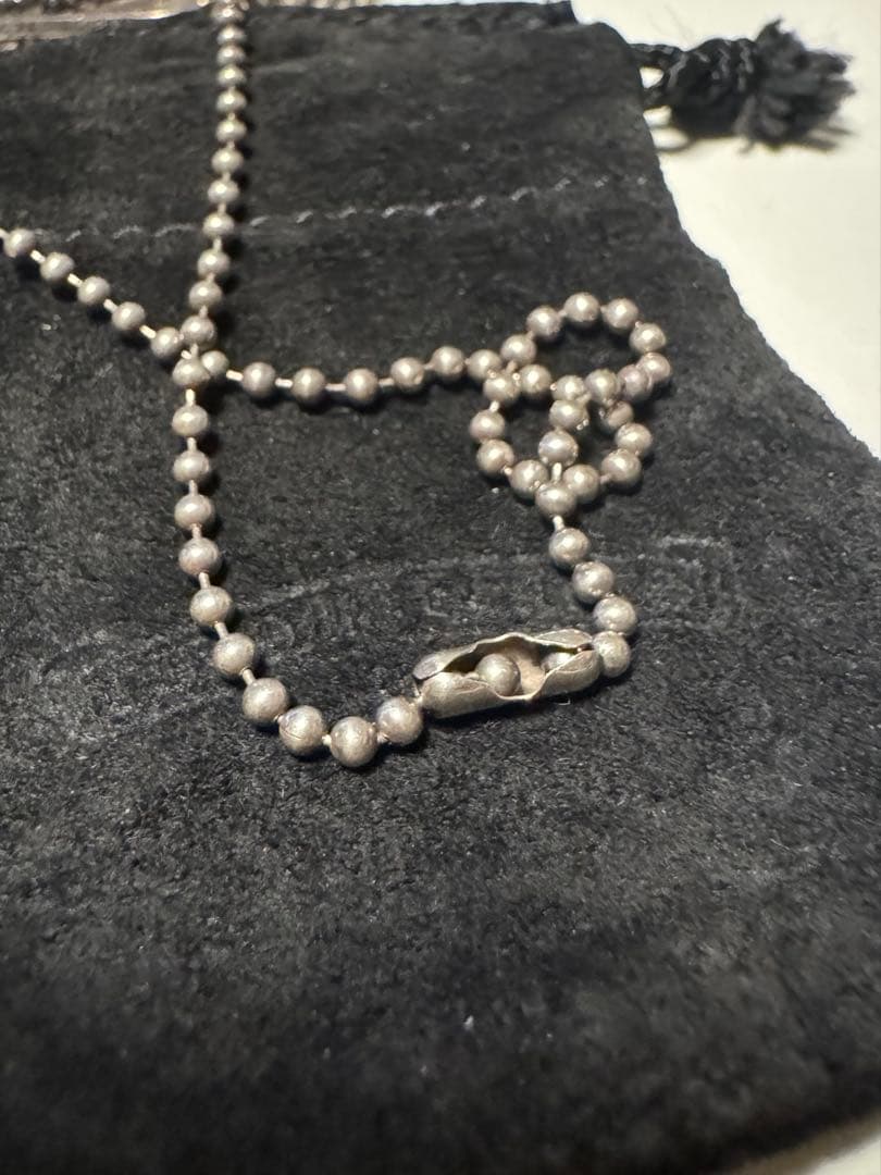 クロムハーツ レイズド セメタリークロス ドッグタグ NYC限定 925