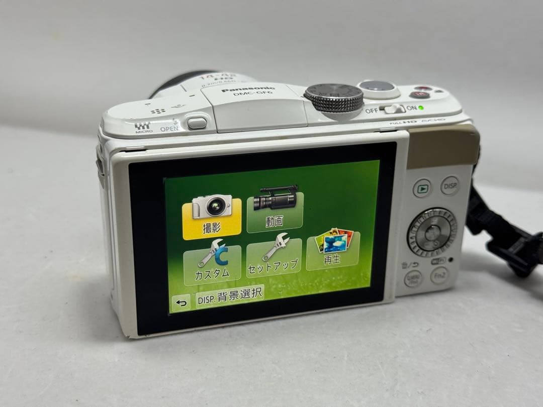パナソニックLUMIX GF6 14-42mm 電動ズームキット　ホワイト