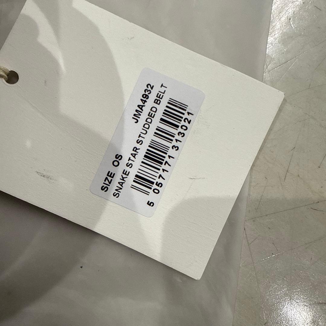 新品 Jaded London Snake Star Studded ベルト