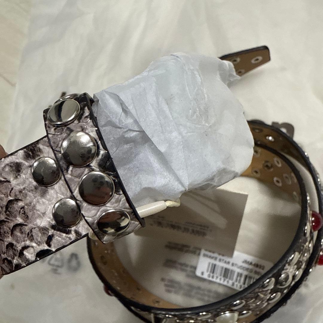 新品 Jaded London Snake Star Studded ベルト