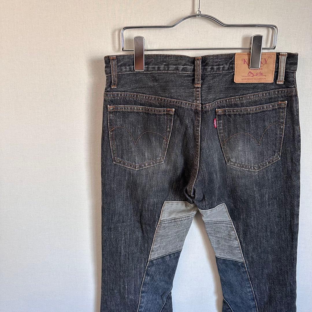 〈Hysteric Glamour〉Kinky Patchwork Jeans＊