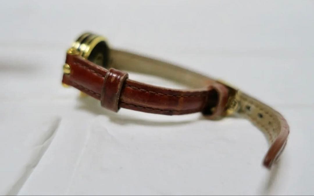 【保証書つき】腕時計 GUCCI 茶色ベルト 時計 レディース