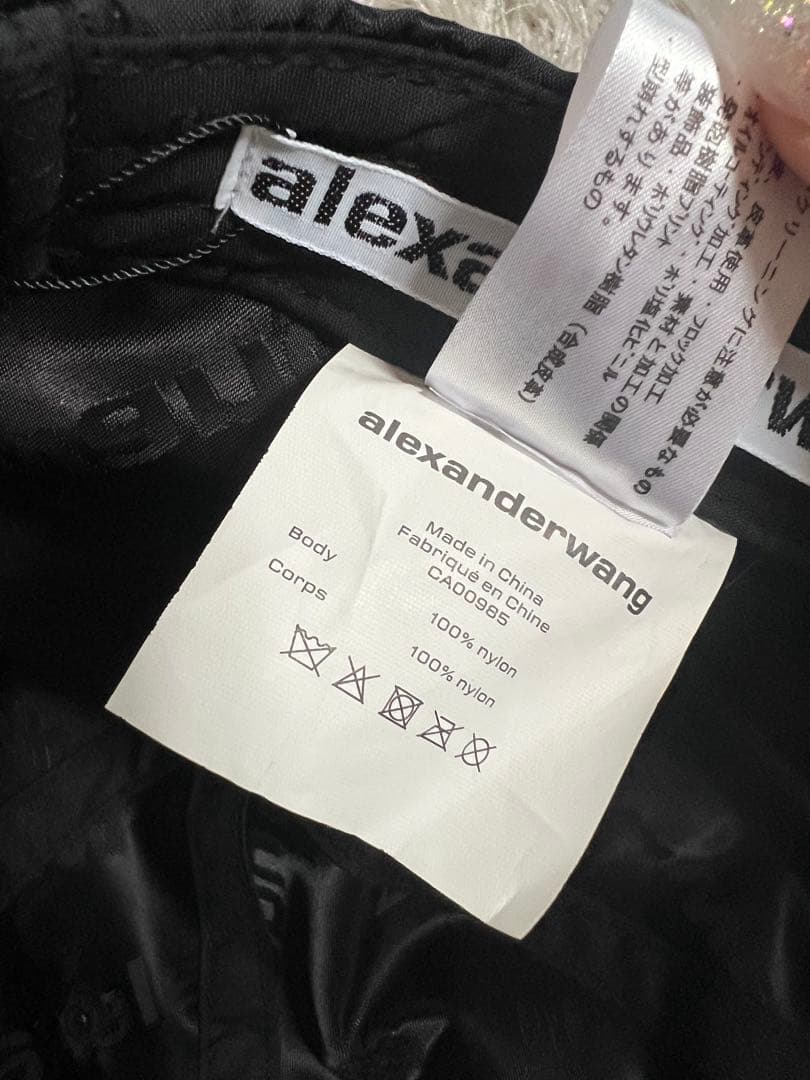 alexanderwang ブラック キャップ