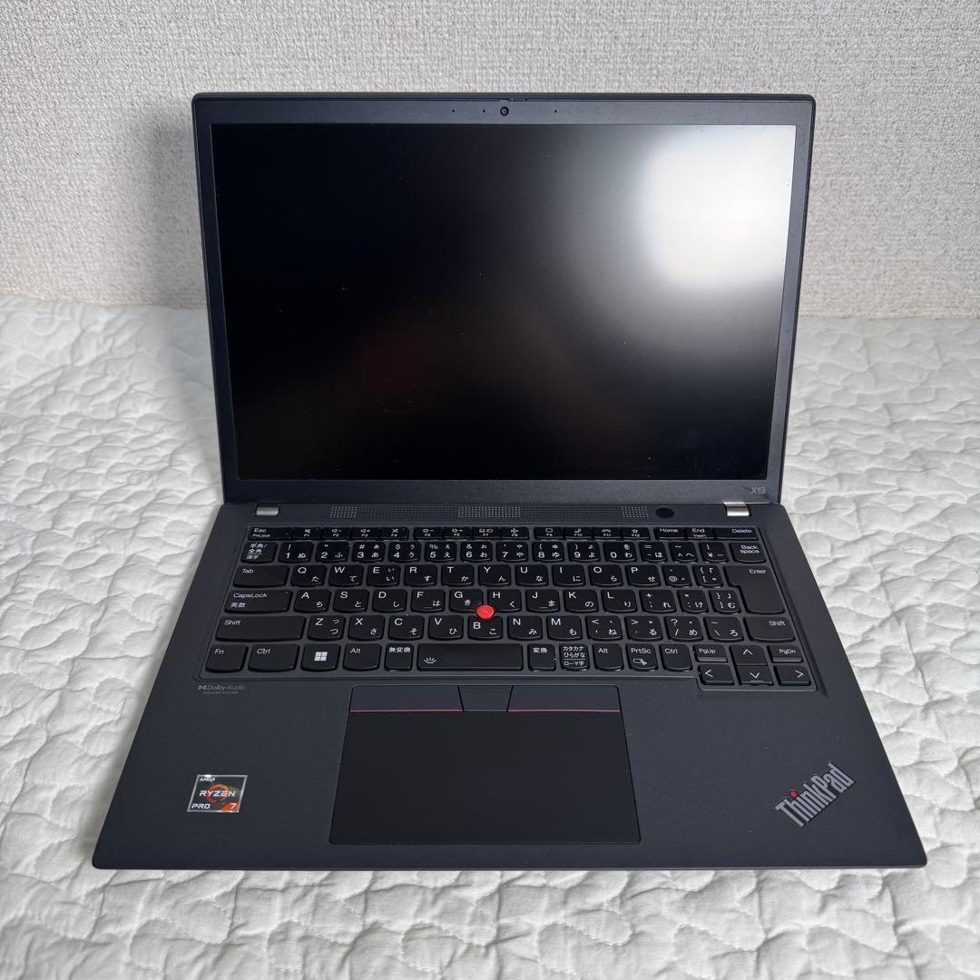 ThinkPad X13 Gen 3 AMD タッチパネル対応　ryzen7
