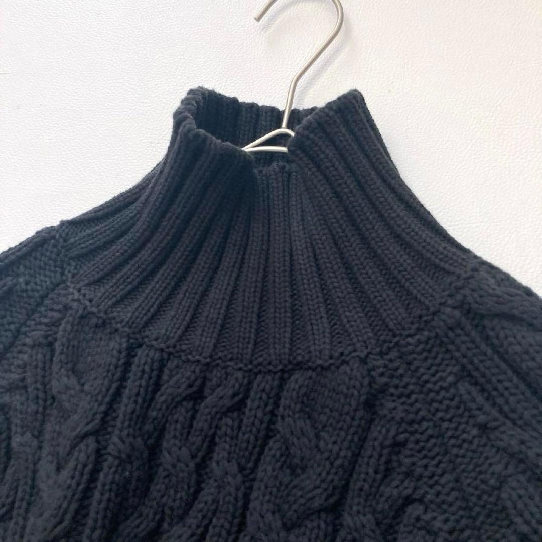 【user_db63674f】MaxMara　洗える ケーブルニット 黒