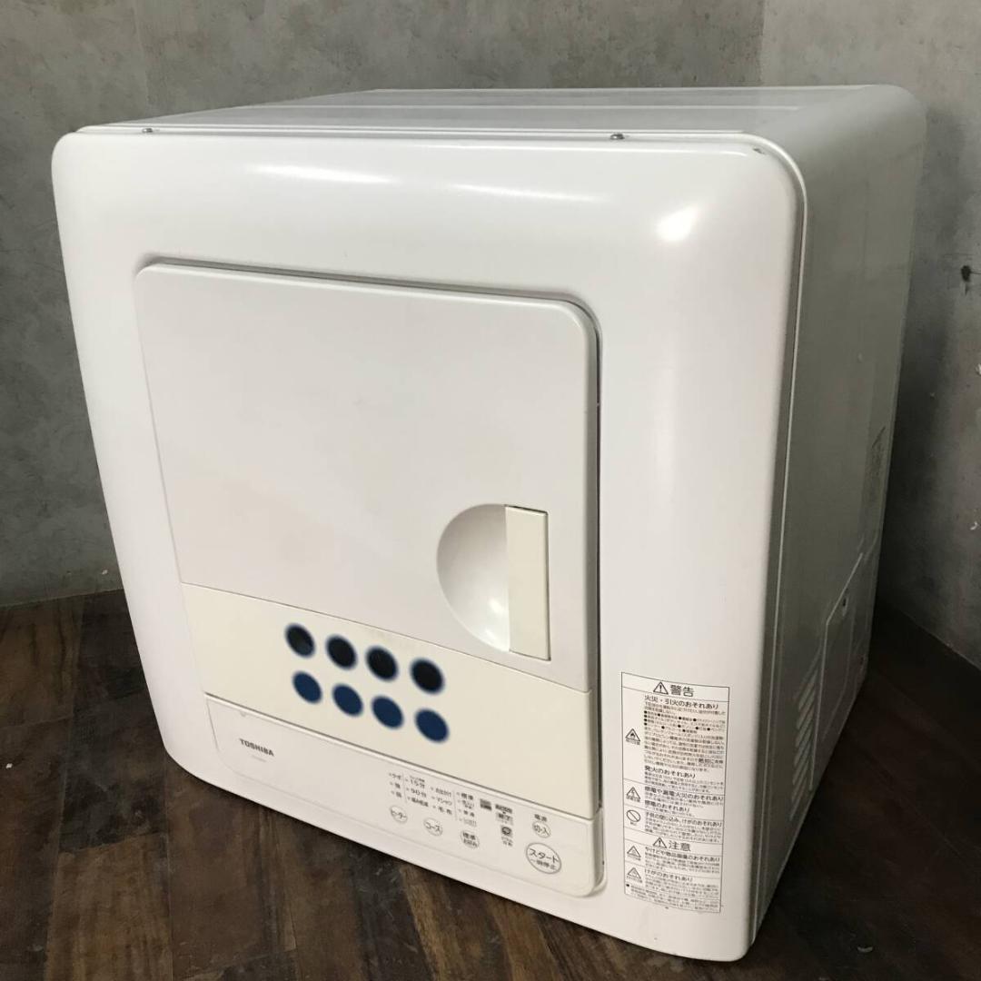 TOSHIBA 東芝 ED-608 衣類乾燥機 6kg ホワイト 家電 乾燥機
