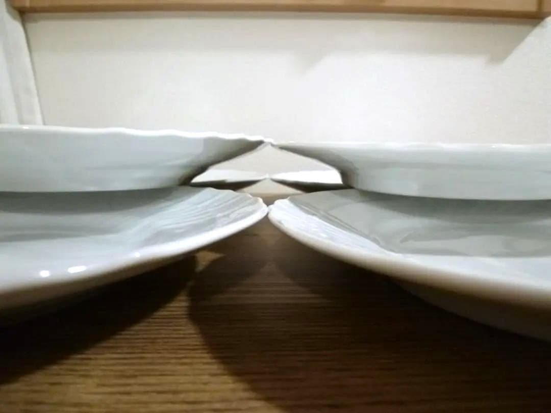 リチャードジノリ ベッキオホワイト 訳有 22cm プレート、6枚