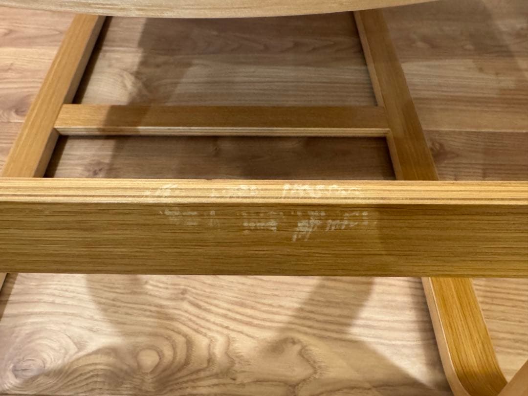 無印良品 MUJI オーク材 リビングでもダイニングでもつかえるソファチェア