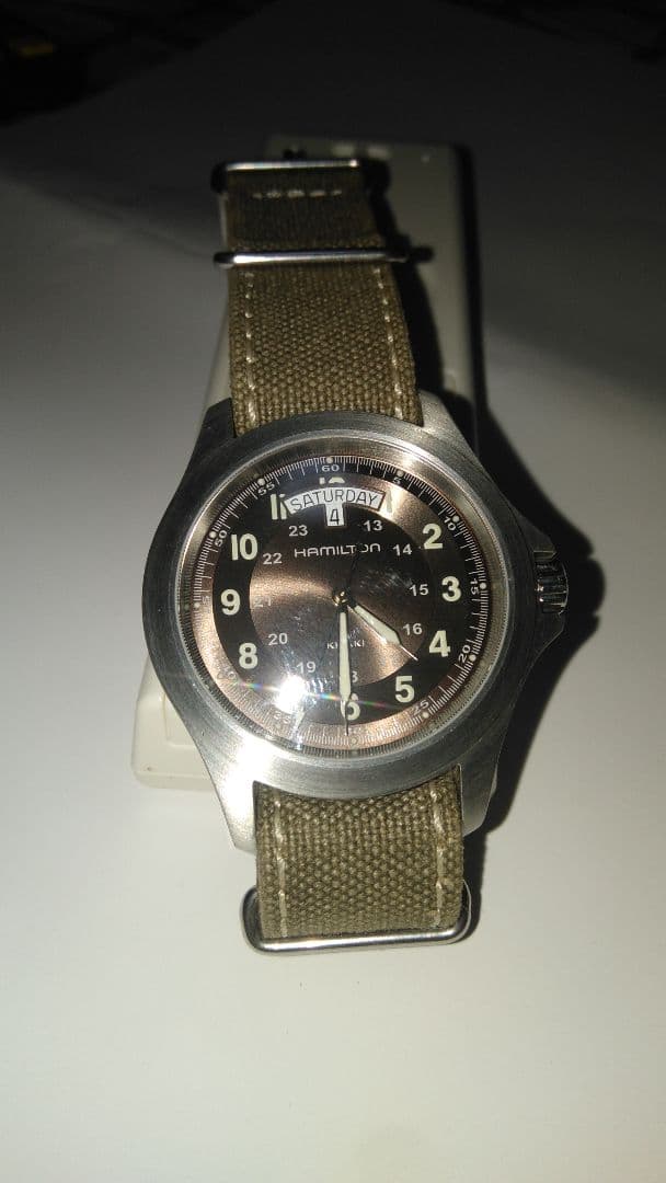 ハミルトンカーキキングクォーツキャンバスキット