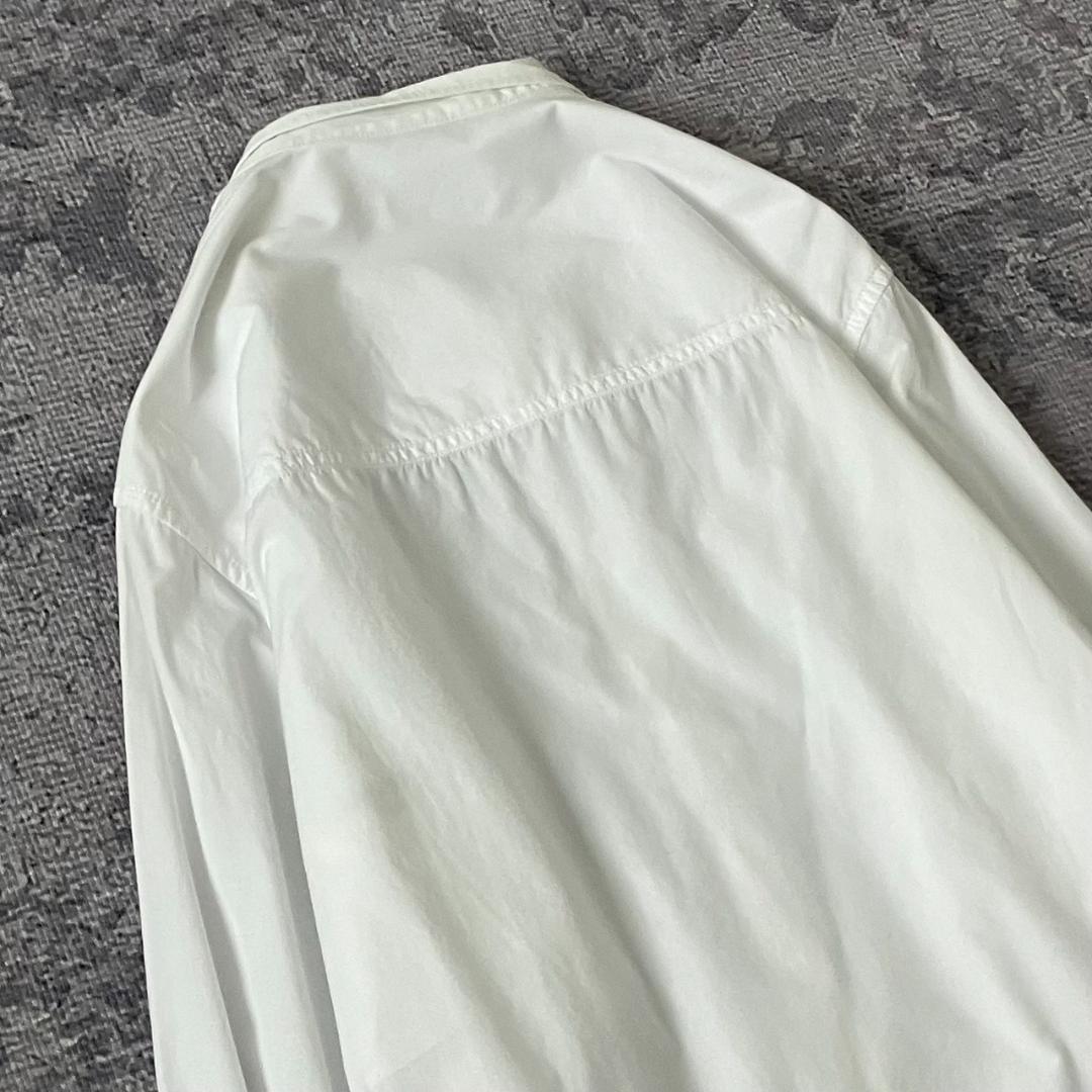 【極美品】Yohji Yamamoto POUR HOMME ブロードシャツ 白