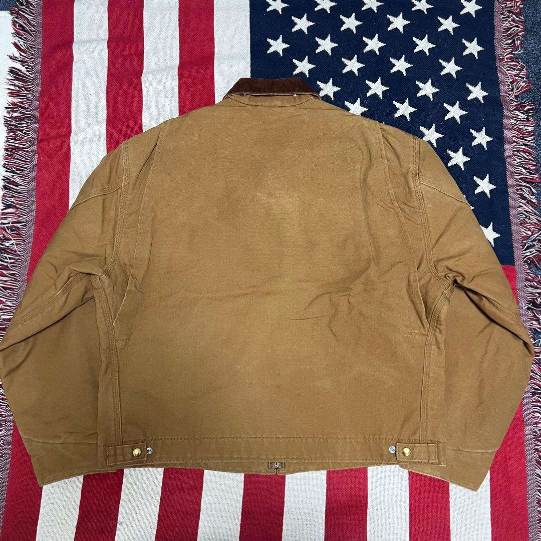 USA製 carhartt カーハート ダックデトロイトジャケット 企業系刺繍