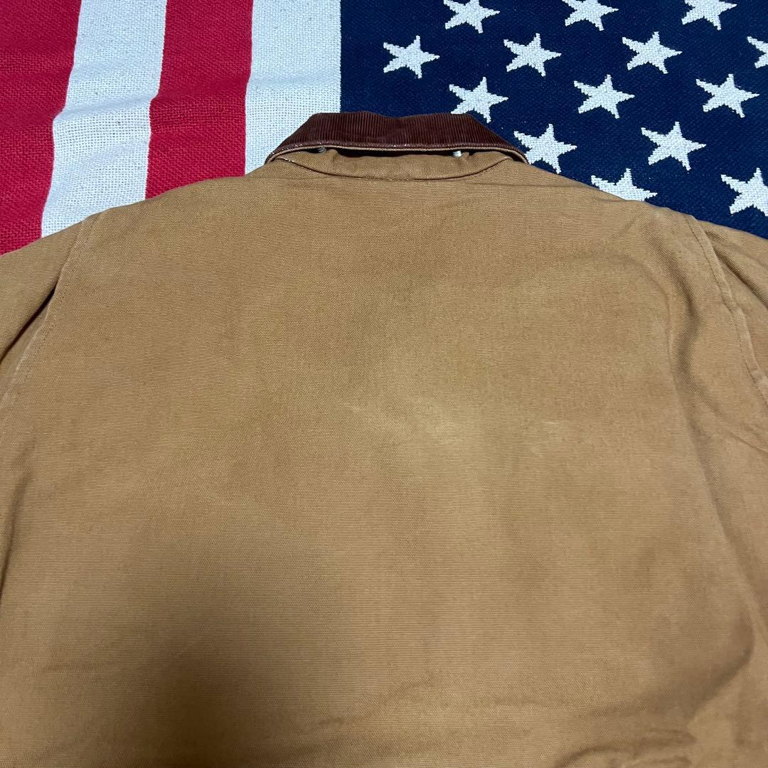 USA製 carhartt カーハート ダックデトロイトジャケット 企業系刺繍