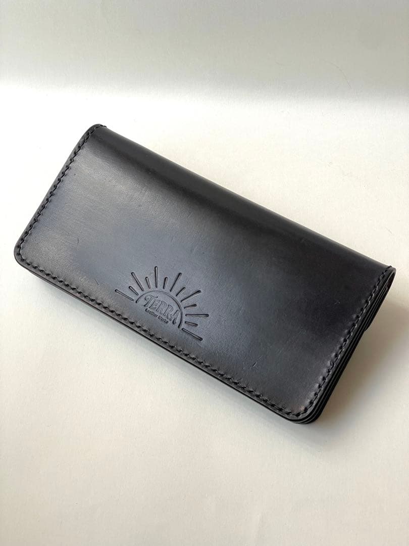 ロングトラッカーウォレット｜三層タイプ｜本革（牛革）ヌメ革 ×手縫い ×真鍮金具
