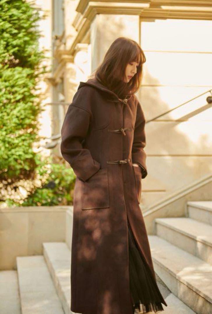 ジャケット・アウター herlipto Long Fitted Duffle Coat M