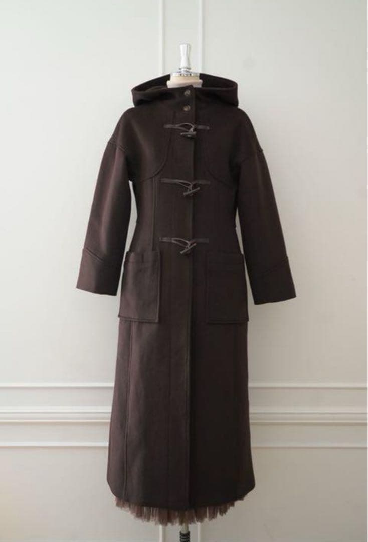 ジャケット・アウター herlipto Long Fitted Duffle Coat M