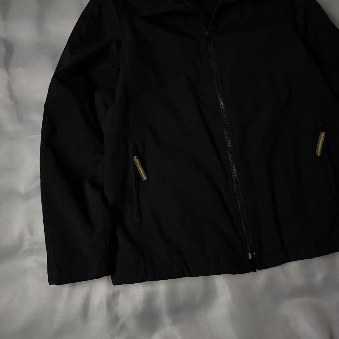 90s 00s old GAP ナイロンシェル ジップアップジャケット ブラック