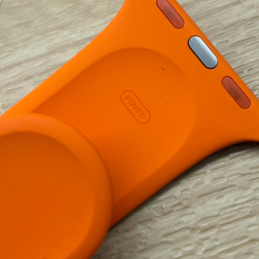 2990 Apple Watch エルメス　オレンジラバー　スポーツバンド