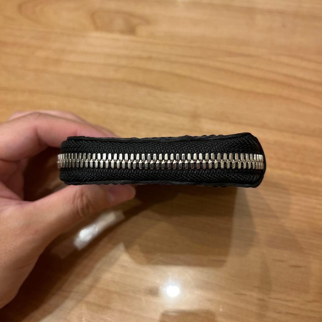 アリゲーター　L字ファスナー財布　ハンドメイド