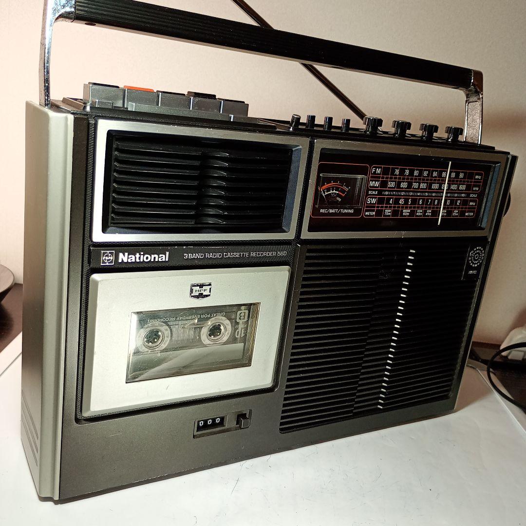 松下電器　ラジカセ　RQ-560　モーター＆ベルト交換済み　動作品